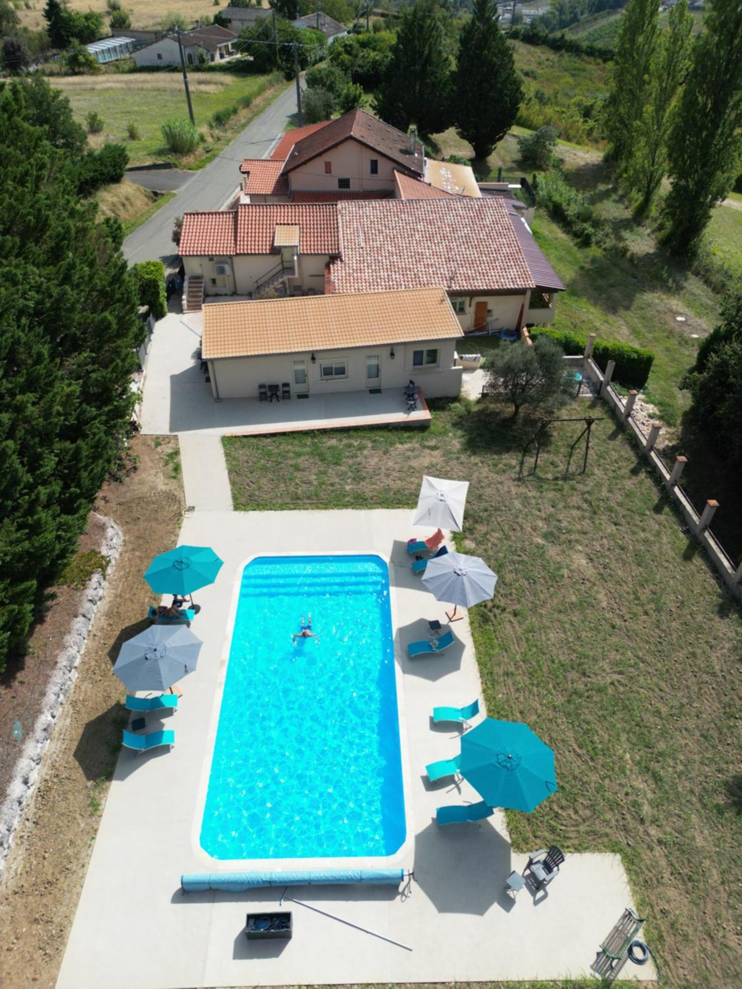 Hotel Logis Des Cretes De Pignols Moissac Exterior foto