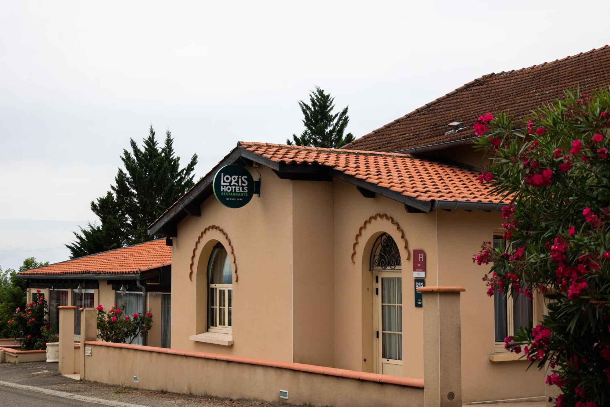 Hotel Logis Des Cretes De Pignols Moissac Exterior foto